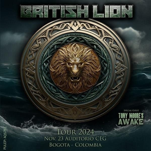 British Lion en Concierto: 23 Noviembre, Bogotá