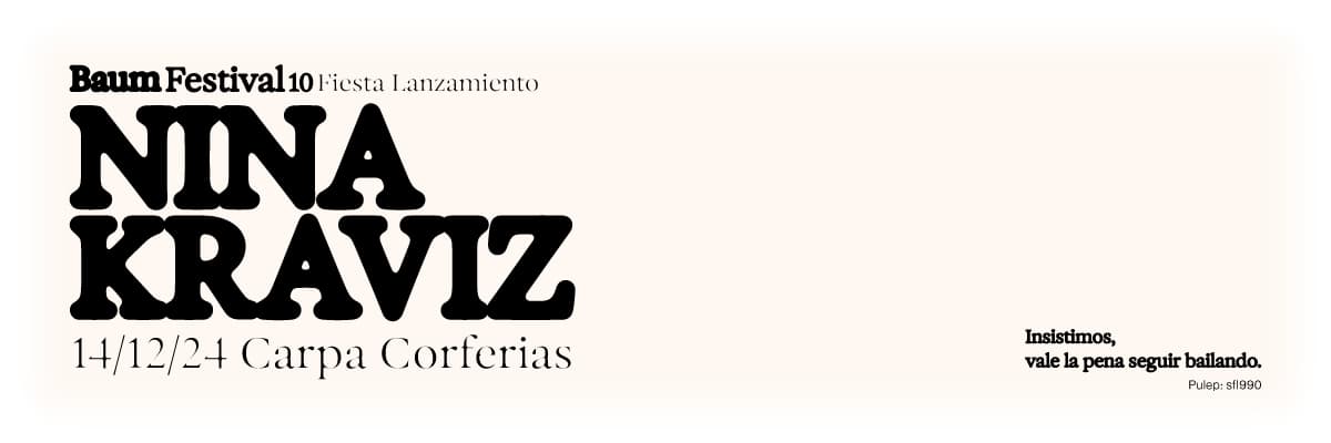 Nina Kraviz en Bogotá: 14 Diciembre – Fiesta Baum Festival