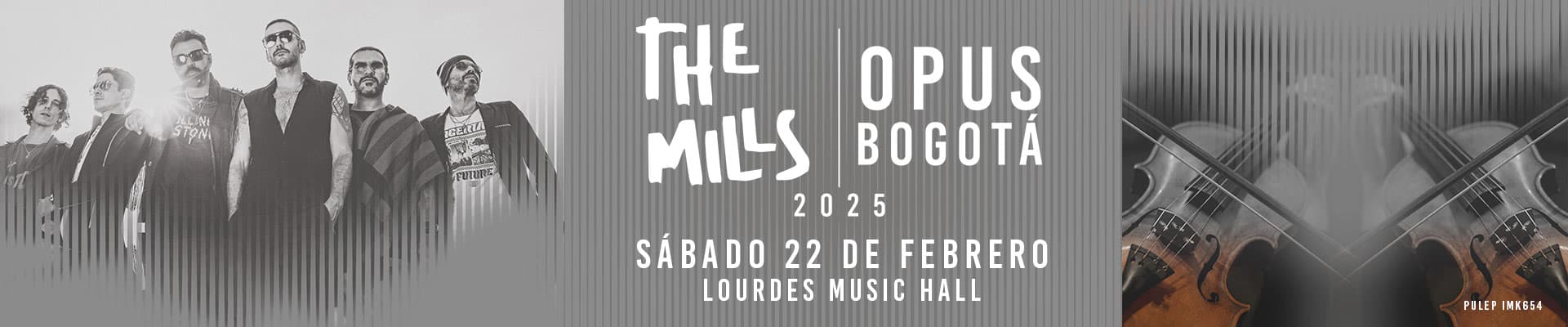 The Mills en concierto: 22 Febrero 2025, Bogotá