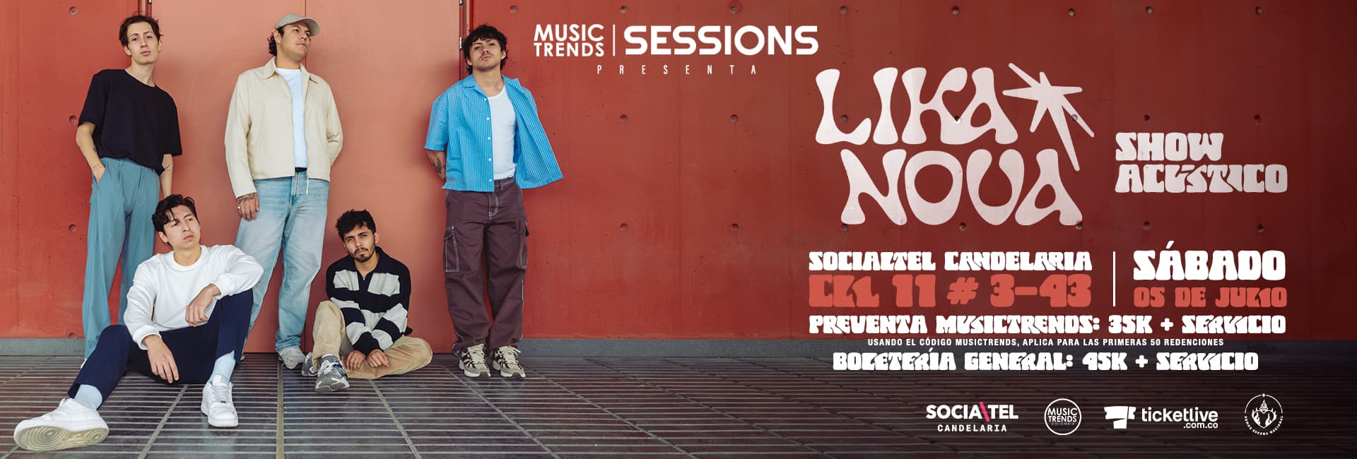MusicTrends Sessions presenta: Lika Nova en Vivo