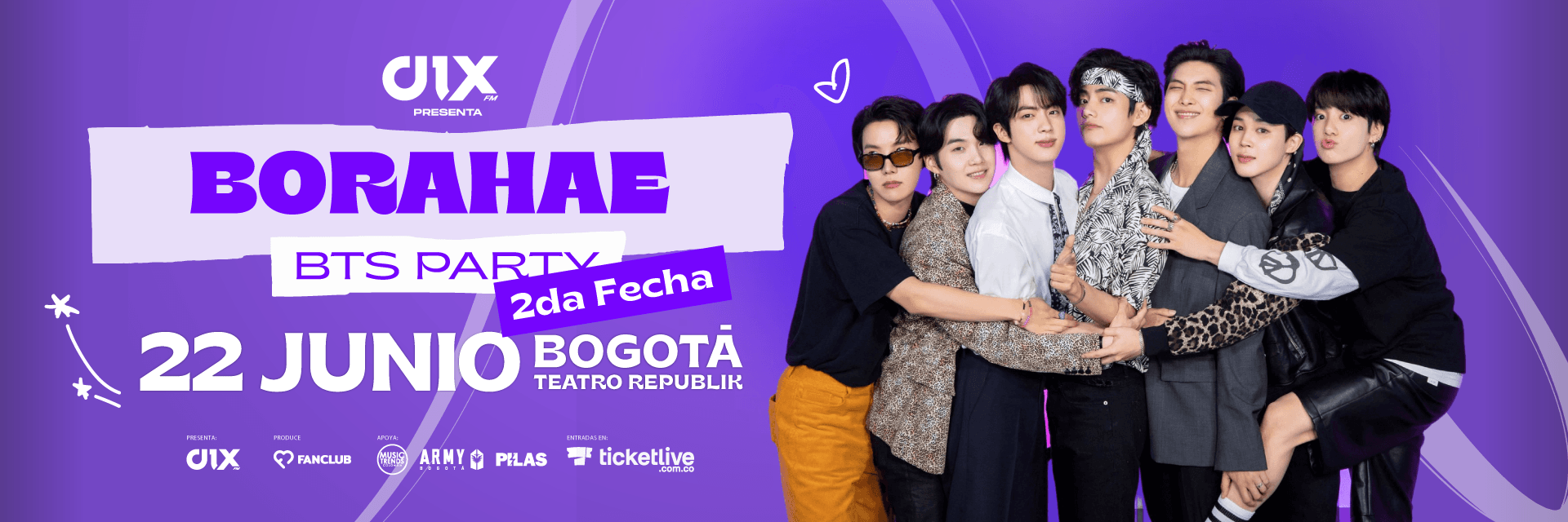 Borahae BTS Party – 22 Junio 2025