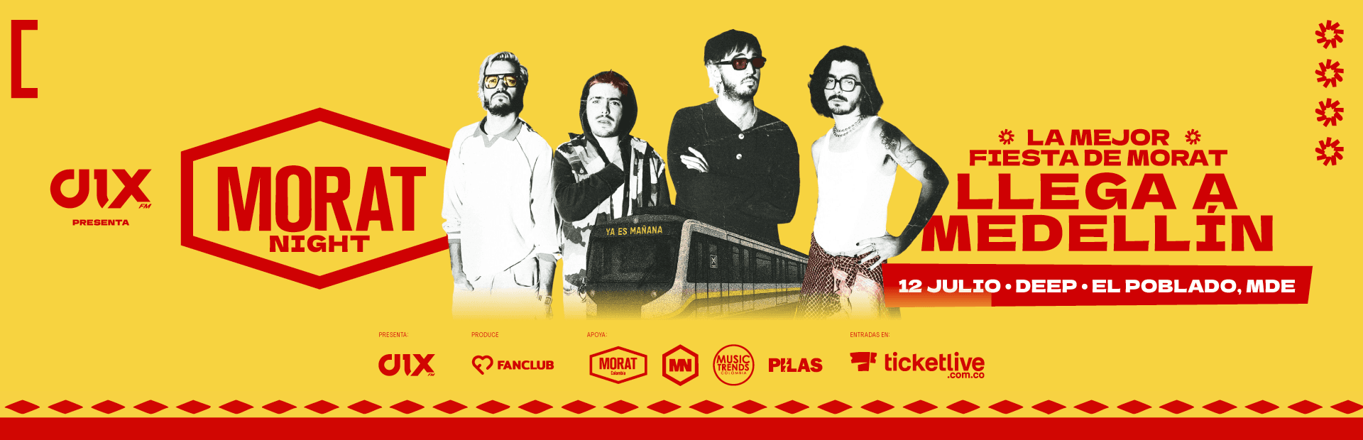 Morat Night 2025 – Medellín