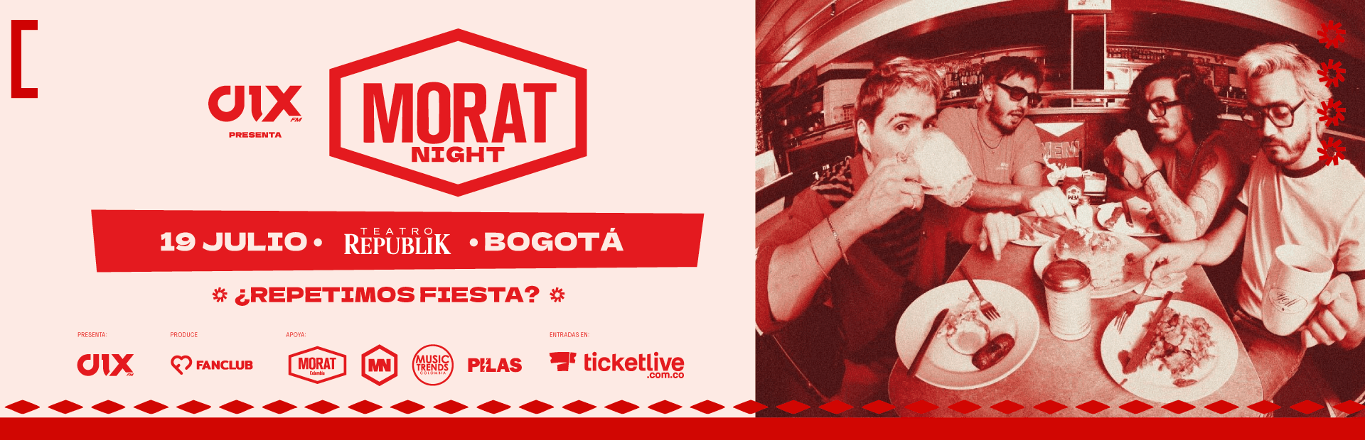 Morat Night 2025 – Bogotá x YEM
