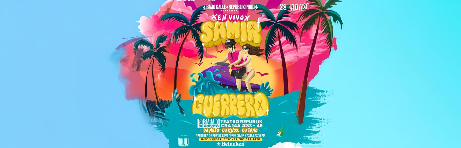 Samir Guerrero en concierto: 30 agosto 2025, Bogotá