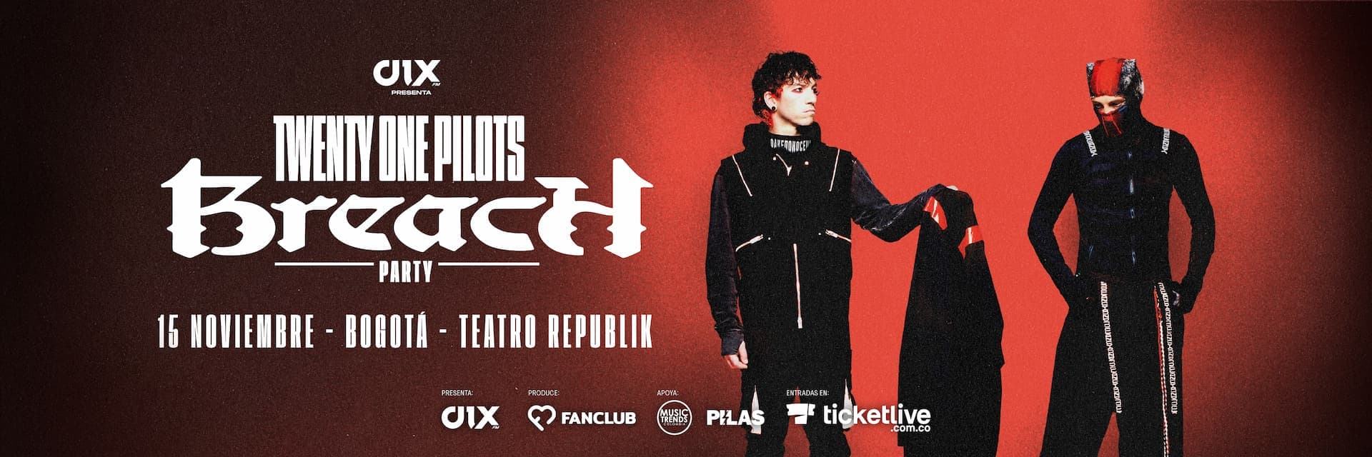 Twenty One Pilots Breach Party 2025 – Bogotá