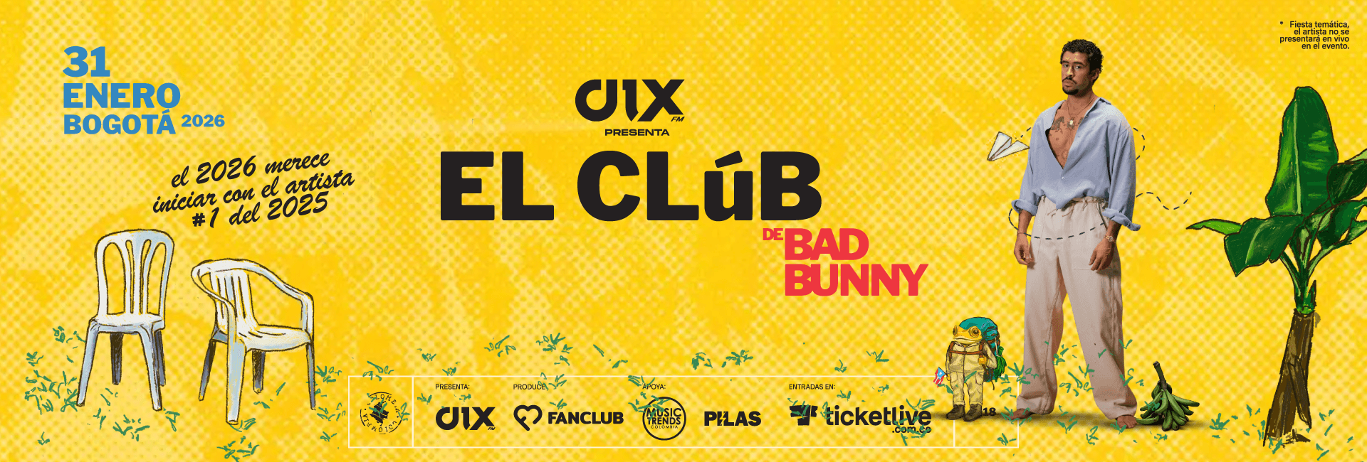 El ClúB de Bad Bunny – Bogotá 2026 (2da fecha)