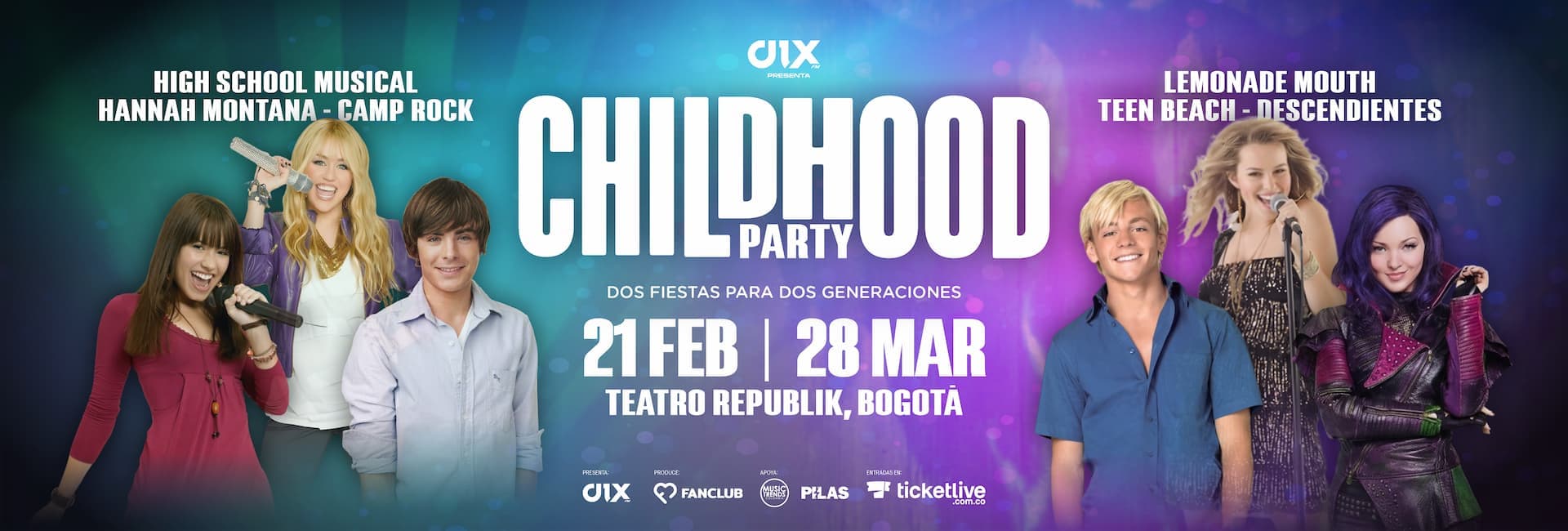 Combo Childhood Party GenM y Gen Z 2026, Bogotá
