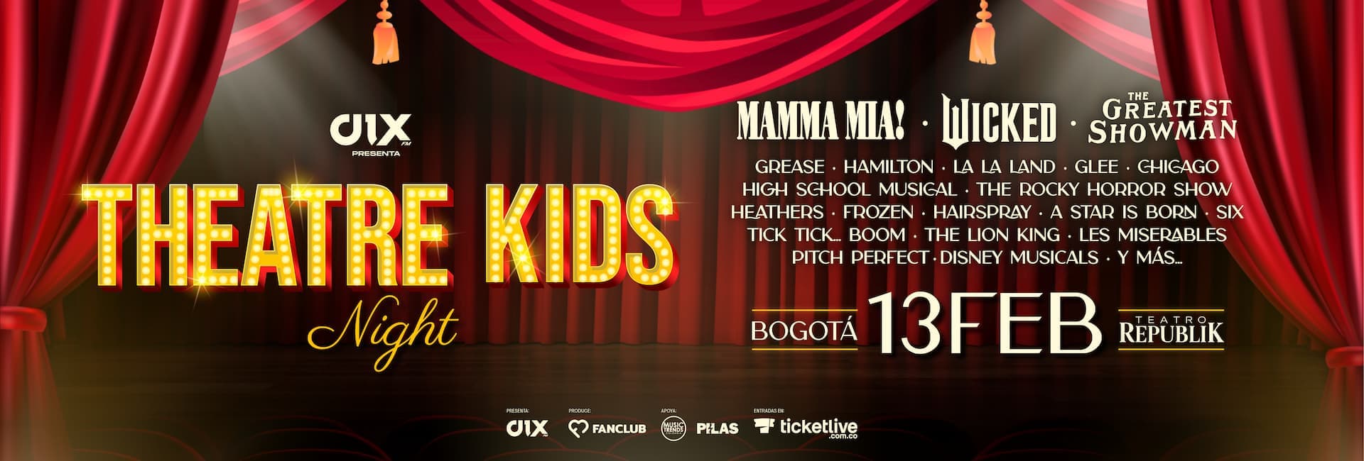 Theatre Kids 2026, Bogotá