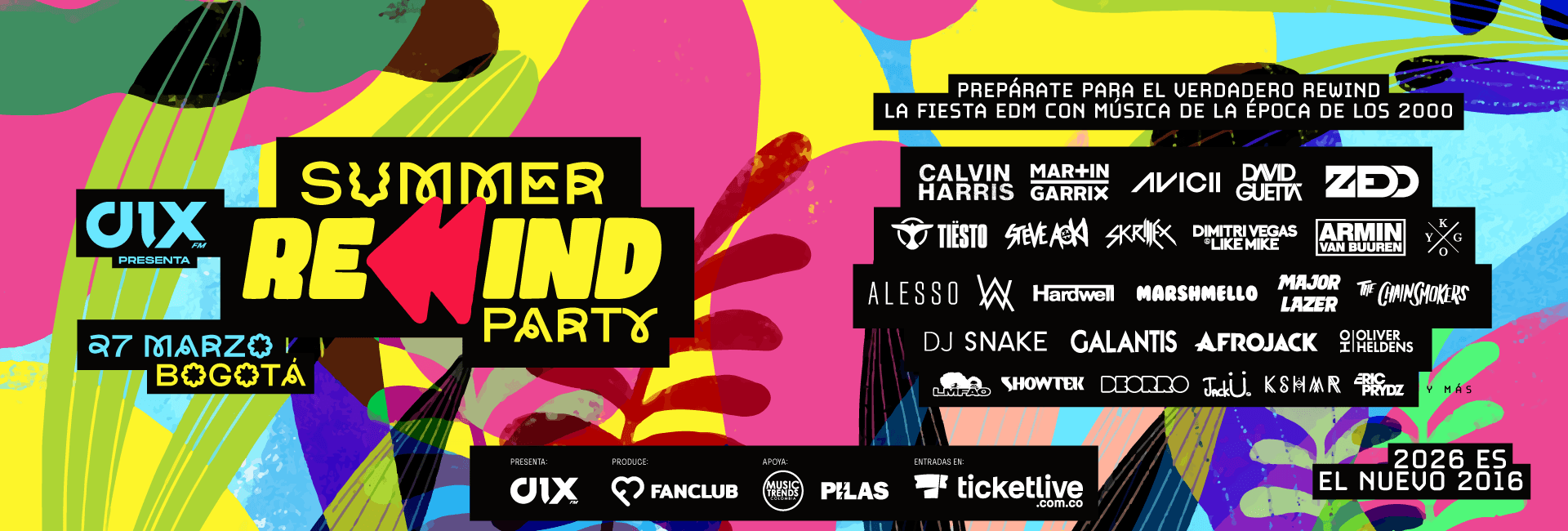 Summer Rewind Party 2026, Bogotá
