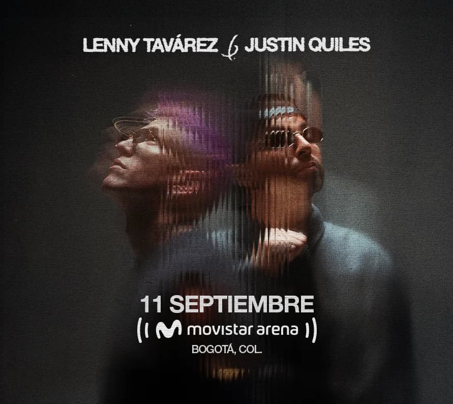 Lenny Tavárez y Justin Quiles en concierto: 11 septiembre 2016, Bogotá