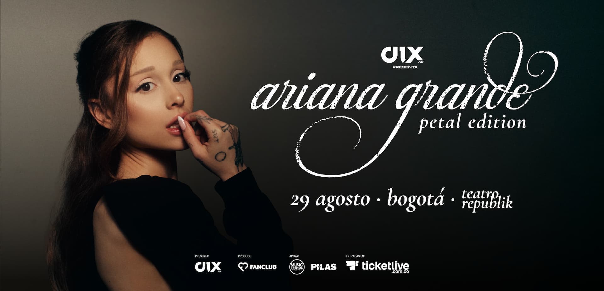 Ariana Grande Petal Edition Party, 29 agosto 2026, Bogotá