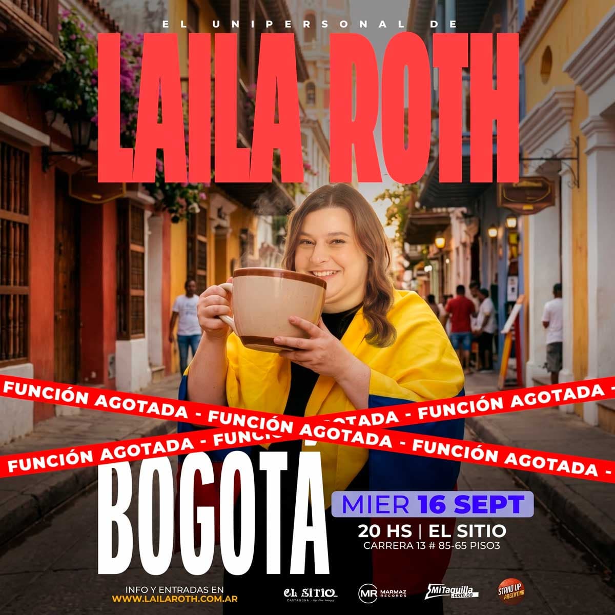 El unipersonal de Laila Roth - Bogotá