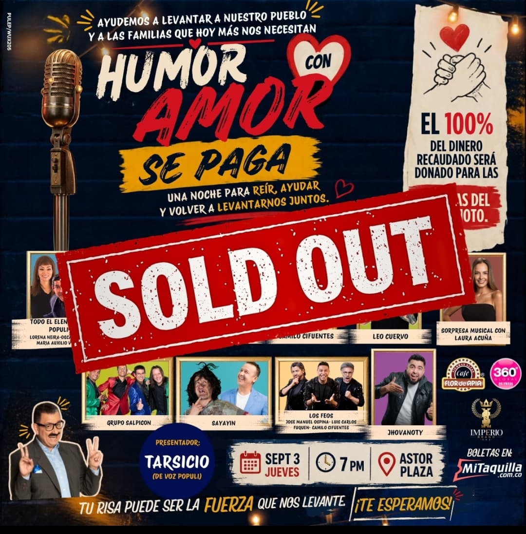 Humor con amor se paga - Bogotá